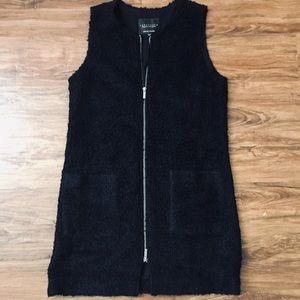 SANCTUARY Long Fur Vest M